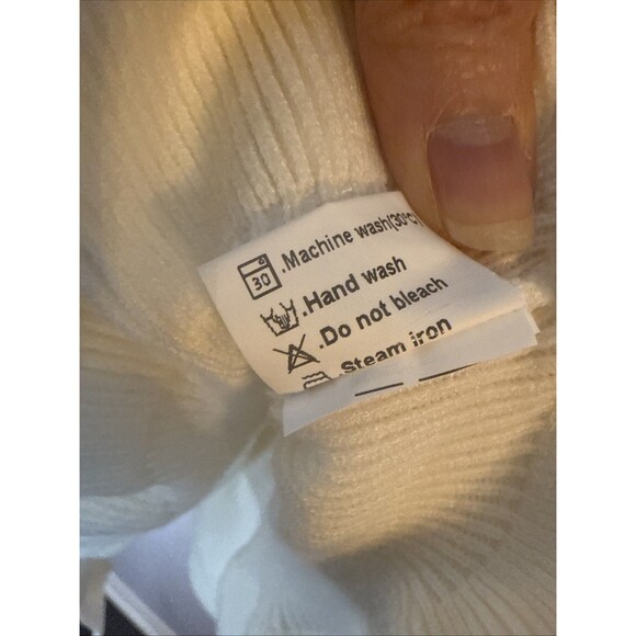 Zesica Womens Sweater Faux Wrap Knit Bow Feminine Sexy‎ Bat Wing Sleeve NWT - Picture 5 of 6